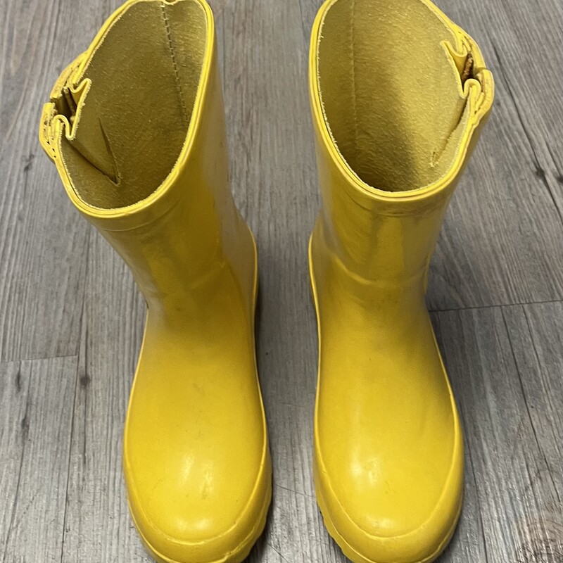 Morgan & Milo Rain Boots, Yellow, Size: 9T