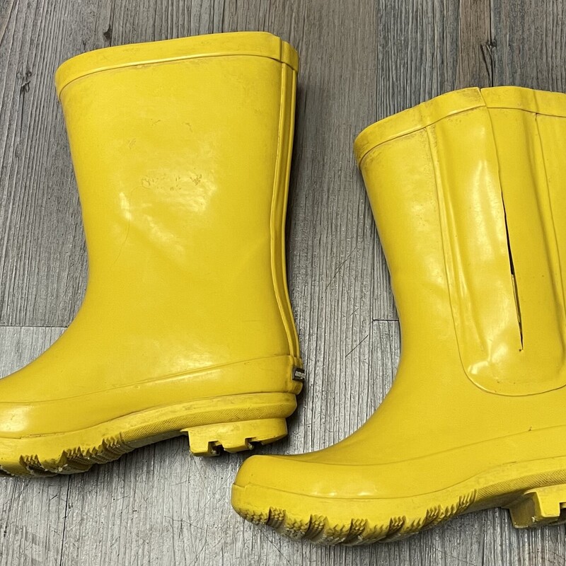 Morgan & Milo Rain Boots, Yellow, Size: 9T