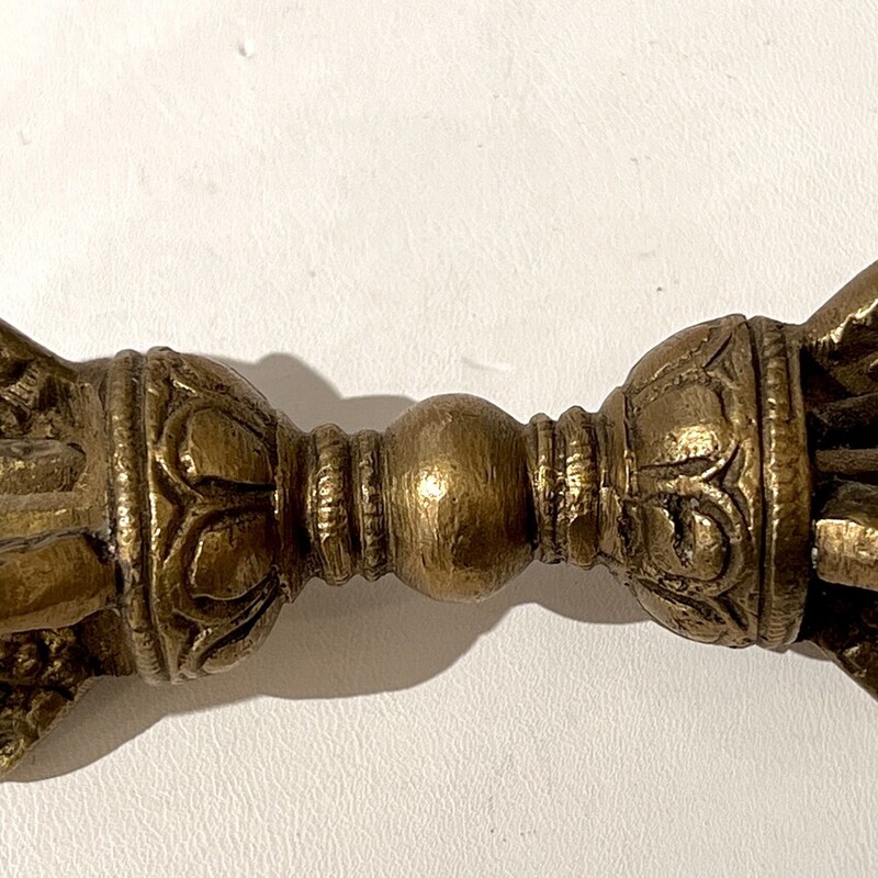 Buddist Vajra/Dorje, Brass, Size: 6.5