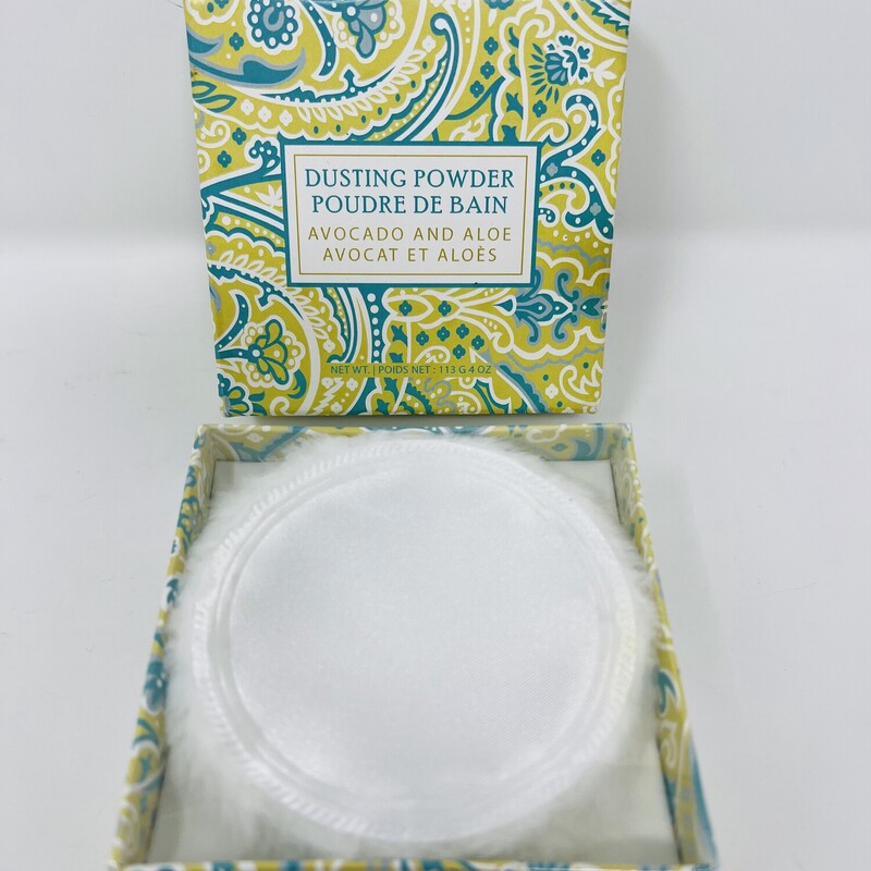 Dusting Powder
Avacado & Aloe
Geen Blue & Cream
(NEW) Decorative Gift Box
