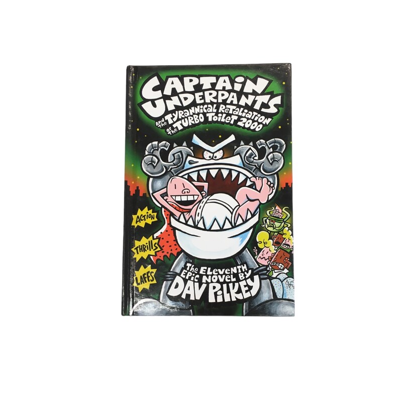 Captain Underpants #11, Book: Captain Underpants and the Tryannical Retaliation of the Turbo Toilet 2000

Located at Pipsqueak Resale Boutique inside the Vancouver Mall or online at:

#resalerocks #pipsqueakresale #vancouverwa #portland #reusereducerecycle #fashiononabudget #chooseused #consignment #savemoney #shoplocal #weship #keepusopen #shoplocalonline #resale #resaleboutique #mommyandme #minime #fashion #reseller                                                                                                                                      All items are photographed prior to being steamed. Cross posted, items are located at #PipsqueakResaleBoutique, payments accepted: cash, paypal & credit cards. Any flaws will be described in the comments. More pictures available with link above. Local pick up available at the #VancouverMall, tax will be added (not included in price), shipping available (not included in price, *Clothing, shoes, books & DVDs for $6.99; please contact regarding shipment of toys or other larger items), item can be placed on hold with communication, message with any questions. Join Pipsqueak Resale - Online to see all the new items! Follow us on IG @pipsqueakresale & Thanks for looking! Due to the nature of consignment, any known flaws will be described; ALL SHIPPED SALES ARE FINAL. All items are currently located inside Pipsqueak Resale Boutique as a store front items purchased on location before items are prepared for shipment will be refunded.