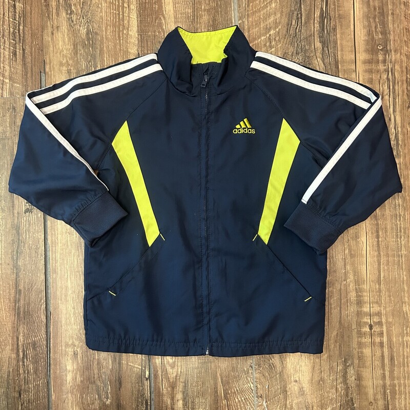 Adidas Track Jacket, Navy, Size: Toddler 4t