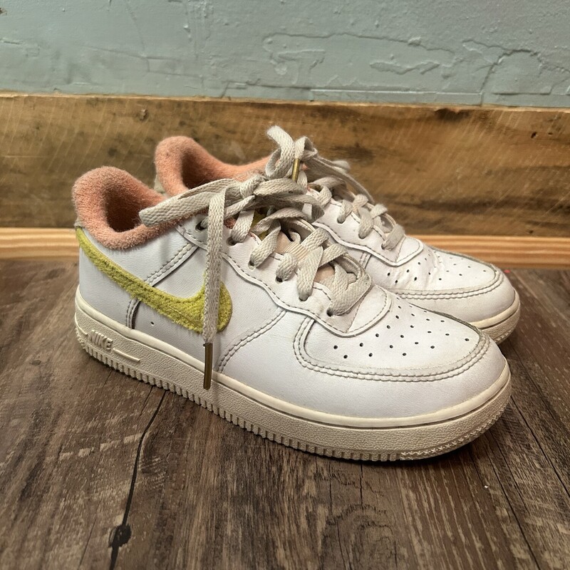 Nike Air Force 1 Terry De, White, Size: Shoes 13