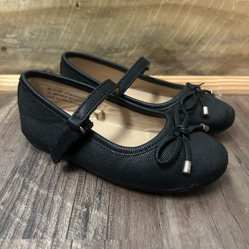 Sugar Tot Mary Jane, Black, Size: Shoes 9