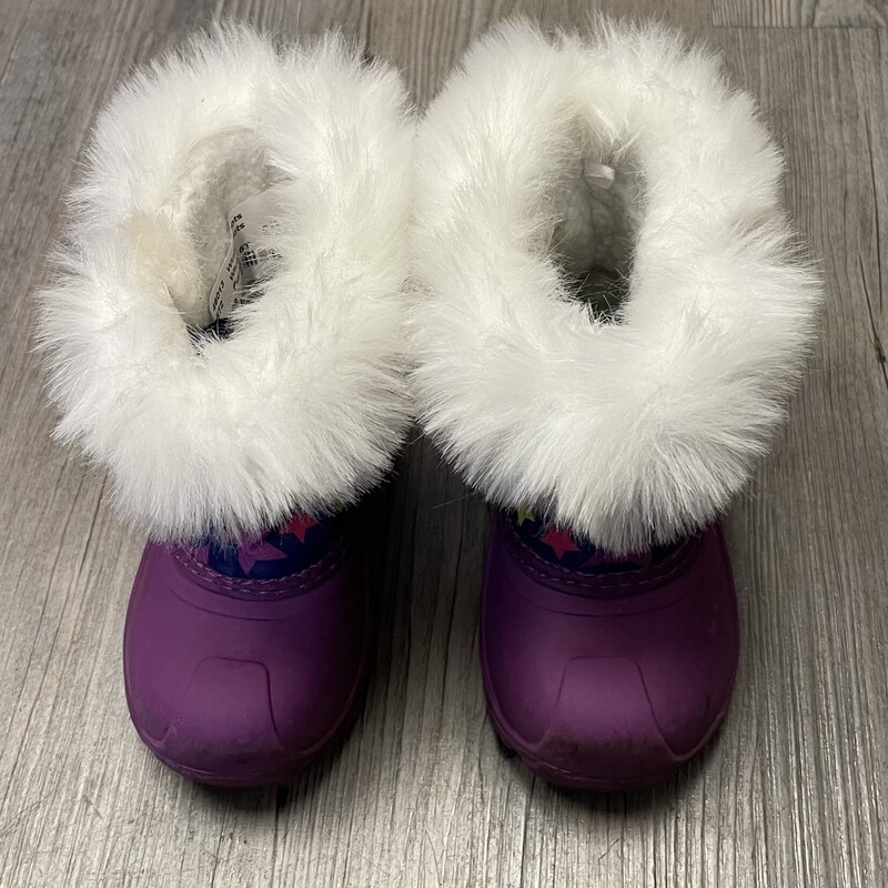 Winter Boots, Purple, Size: 6T