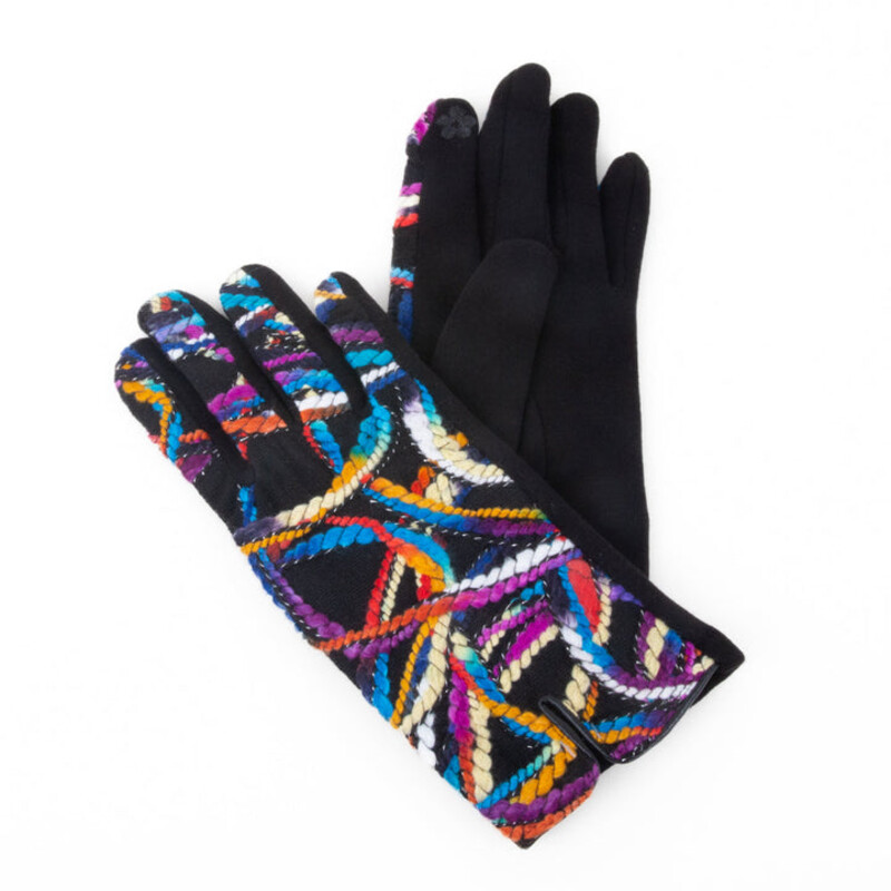 Brand New Multi Colour Gloves, Multi Co, Size: Adult Os