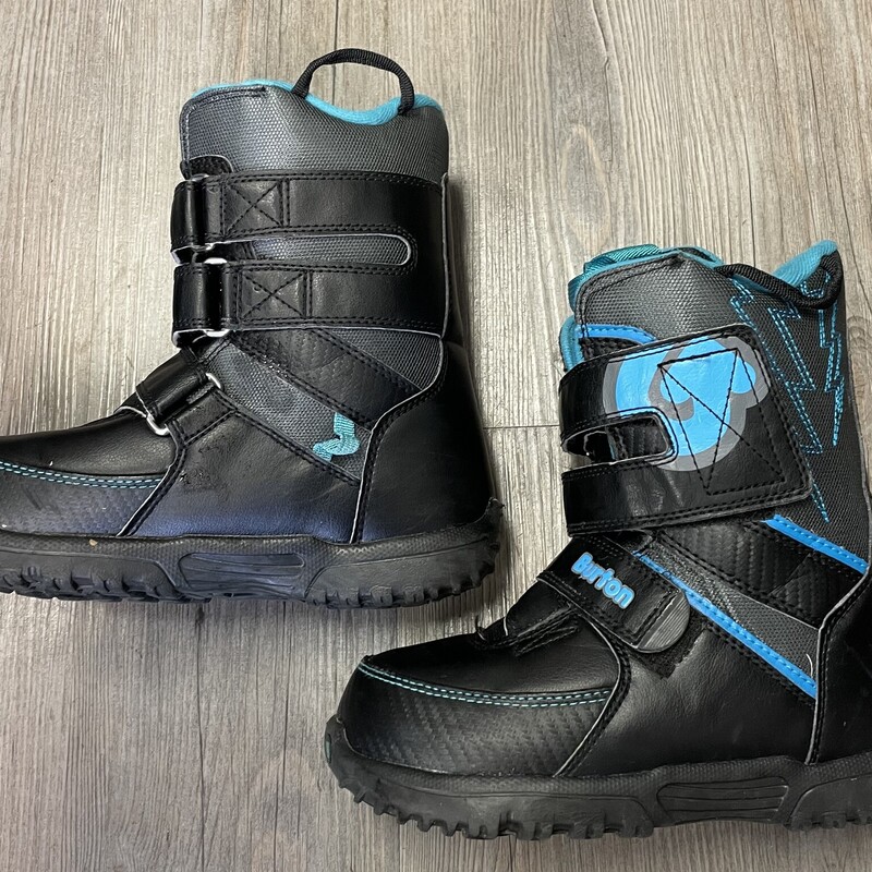 Burton Snow Boarding Boot, Blk/blue, Size: 3Y