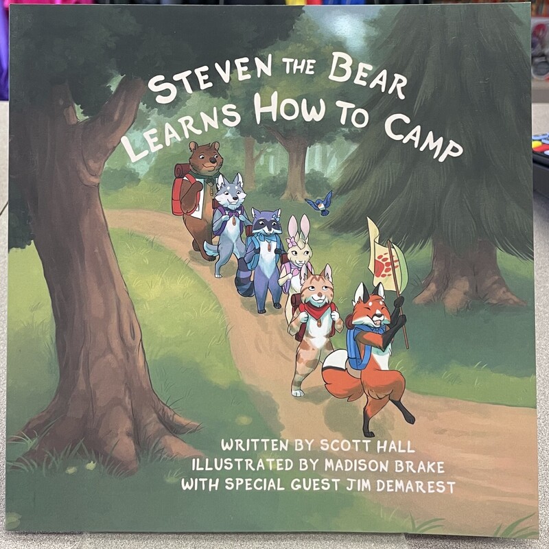 Steven The Bear Learns How To Camp, Multi, Size: Paperback