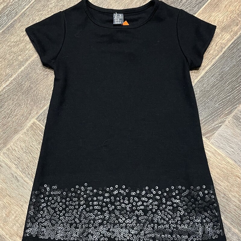 Gap Sequence Dress, Black, Size: 2-3Y