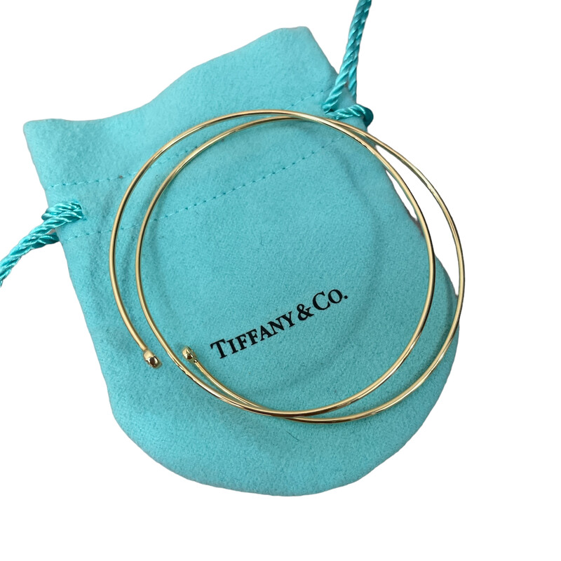 Tiffany Diamond Hoop, Gold, Size: OS<br />
<br />
18K gold<br />
.23ctw diamond<br />
<br />
CURRENT ONLINE<br />
retail: $4400<br />
<br />
storage bag included
