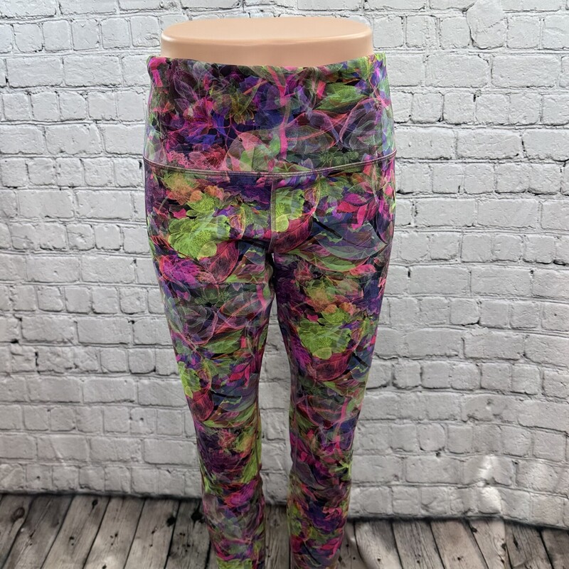 NWT LULULEMON Wunder Under Pants Crop Leggings Women's Size 12 Multicolor