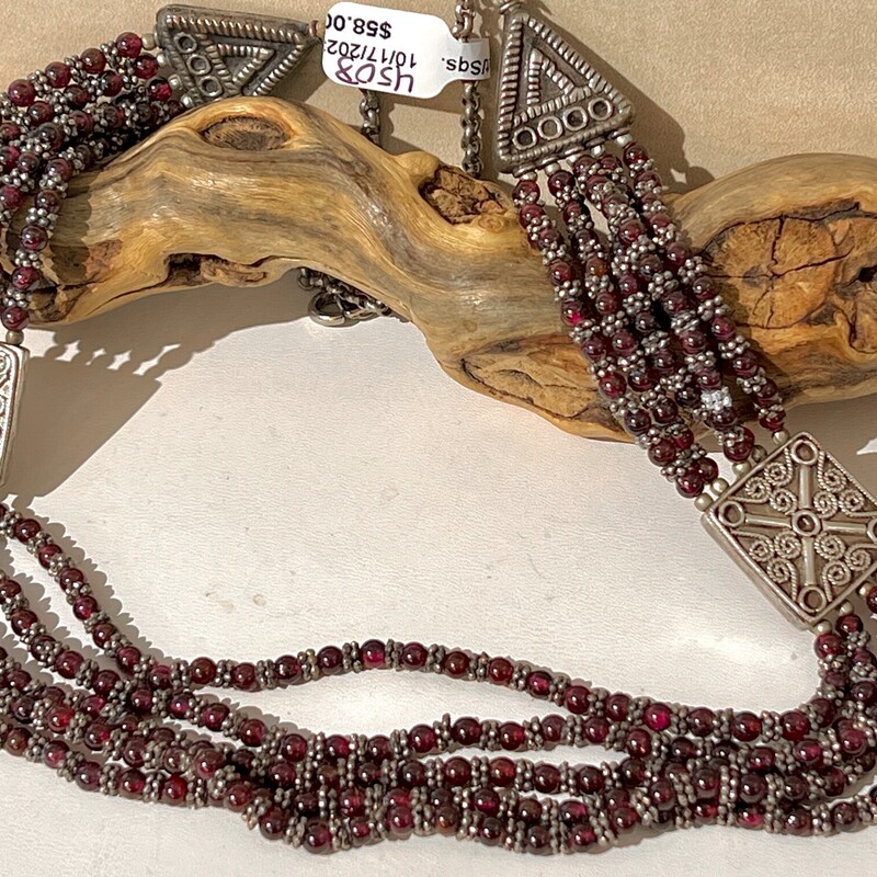 Sterling Garnet necklace