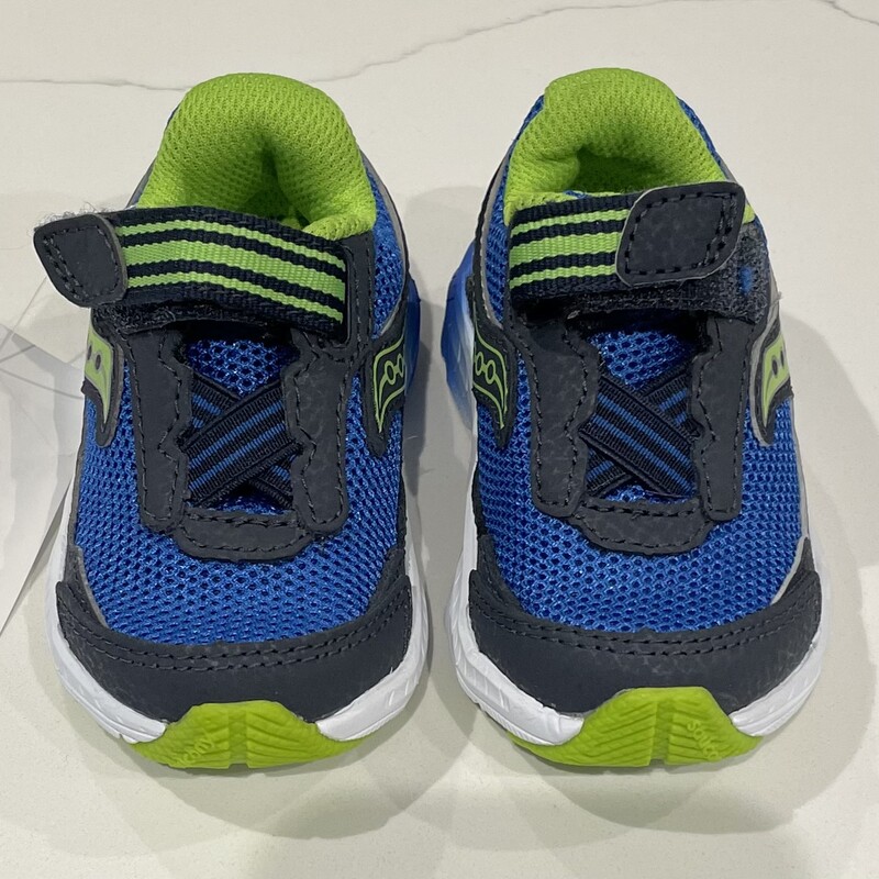 Saucony Velcro Runners, Blue/Lime, Size: 4T
NEW