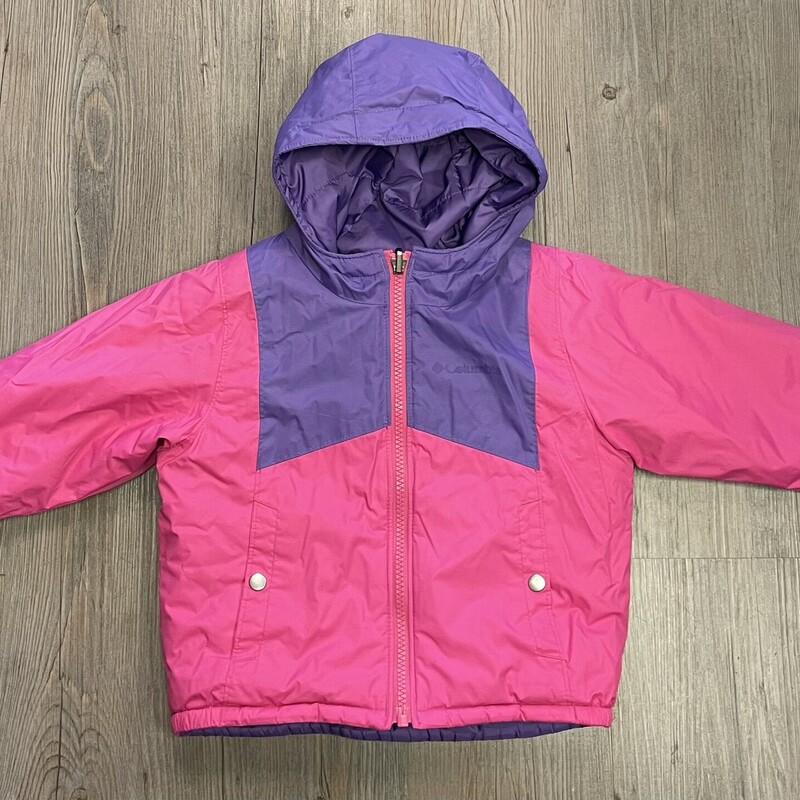 Columbia Reversible Jacket, Pink, Size: 2Y