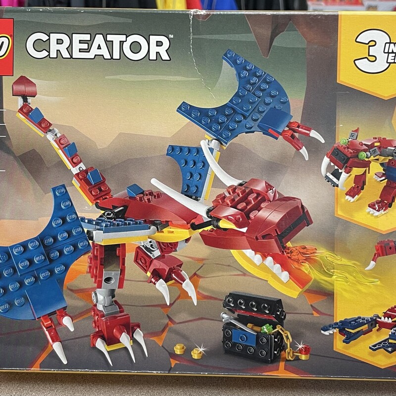 Lego 3 In 1 Creator 31102, Multi, Size: Pre-owned
AS IS