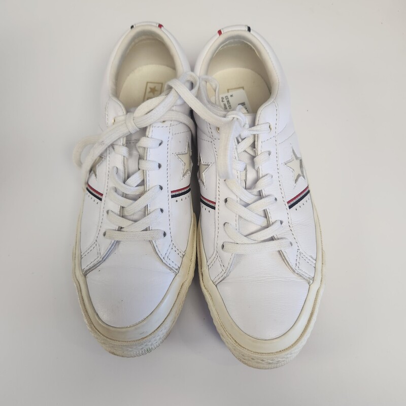 Converse One Star Piping, White, Size: 6