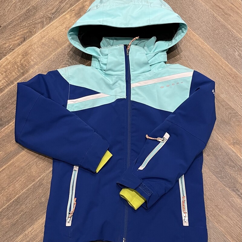 Karbon Ski Jacket, Blue, Size: 8Y
