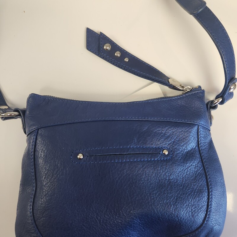 B Makowsky Leather Cr, Cobalt, Size: Os
studded cross body