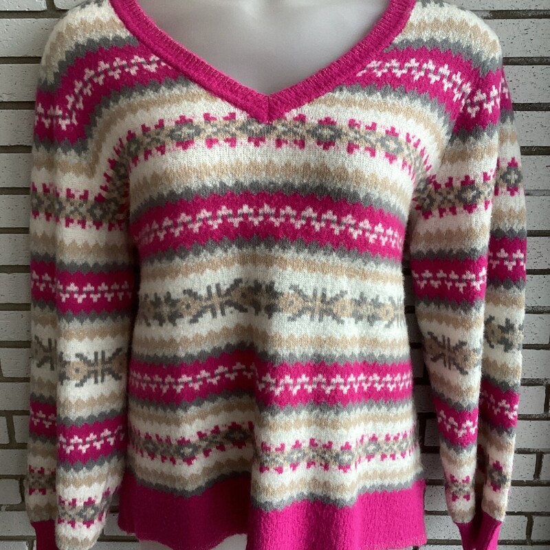 L/s Sweater V-nck Fair Is