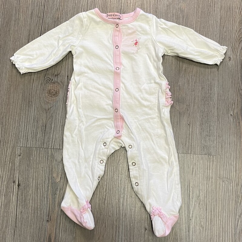 Juicy Couture Onesie, White, Size: 3-6M
