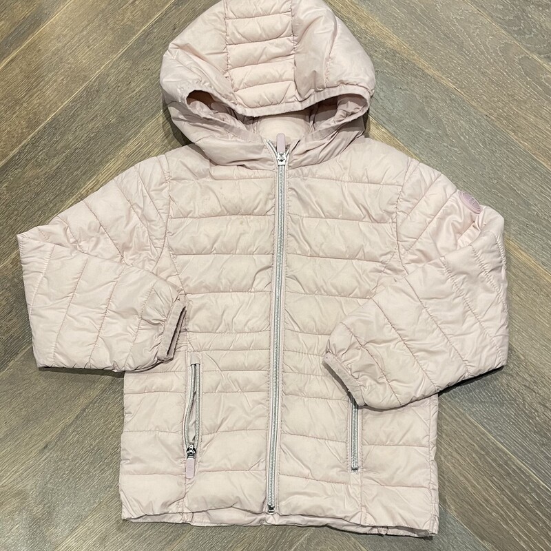 Point Zero Puffer Jacket, Pink, Size: 4-5Y