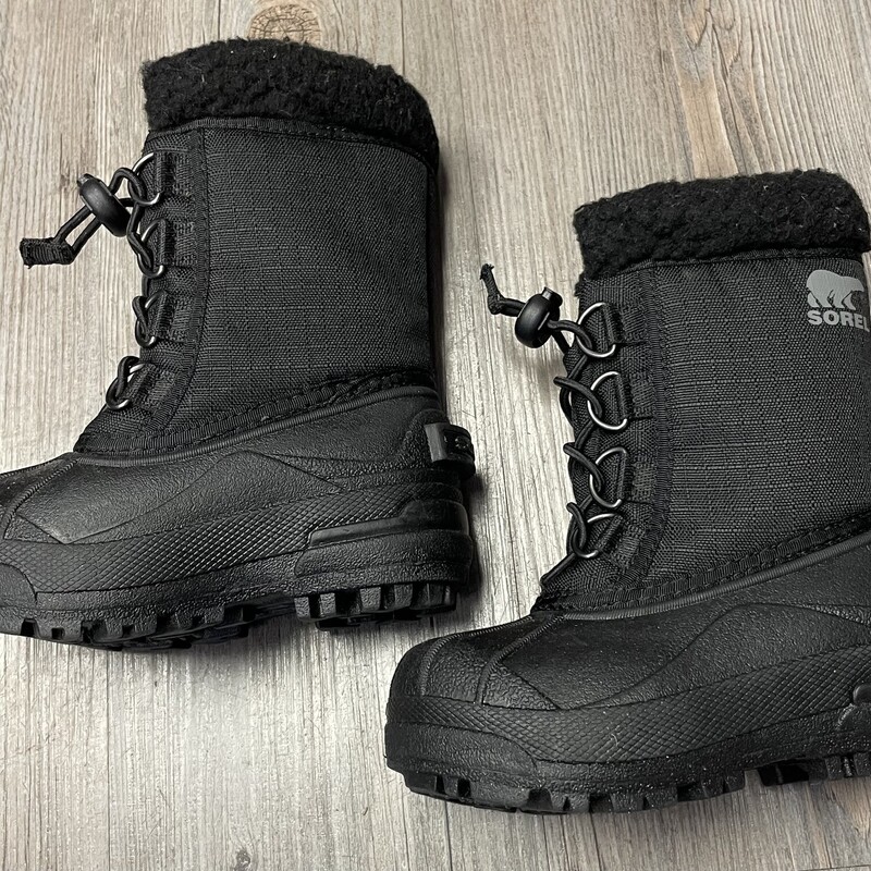 Sorel Winter Boots, Black, Size: 8T