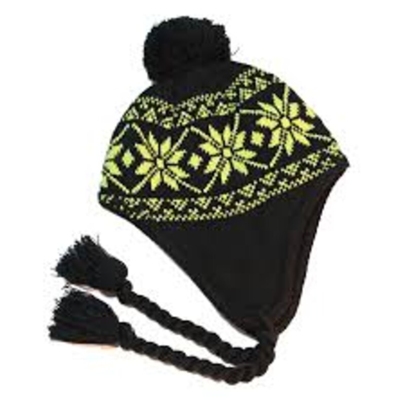 Snowstoppers Nordic Hat, Lime, Size: 3-8 Years

Beautiful Design, Good Quality, Warm!

The Nordic, with the cute pom pom on top.
Made of soft, knit material, pleasant to the touch
Fully fleece lined to really help keep kids warm!
Machine washable
One Size Fits Most from 3-8 years