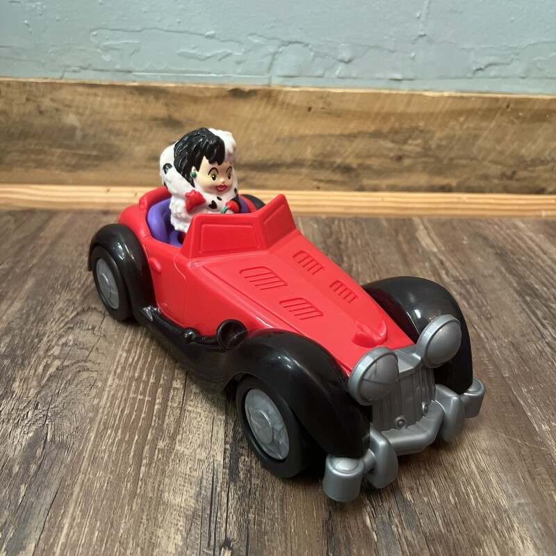 Little People Cruellas Car, Red, Size: Todd.Games