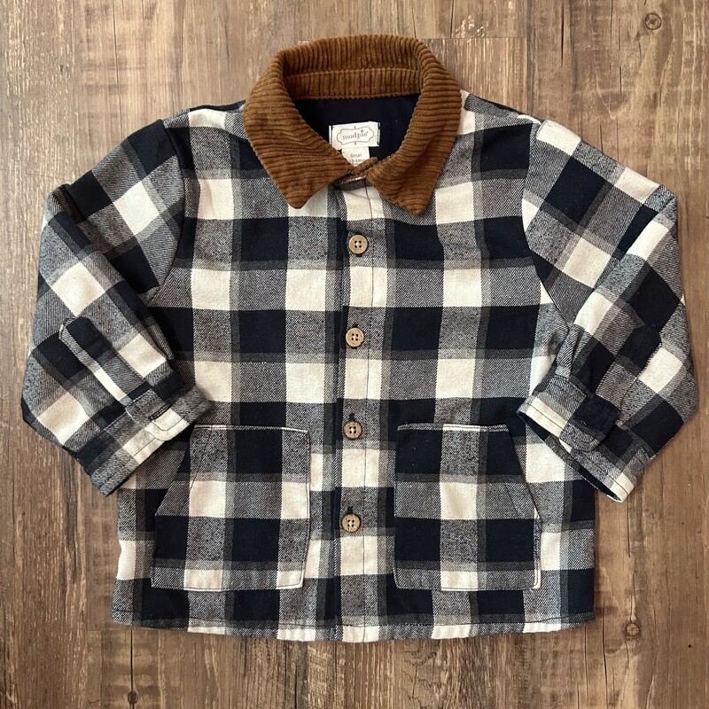 MudPie Plaid Fleece, Navy, Size: Baby 12-18
Shirt Jacket