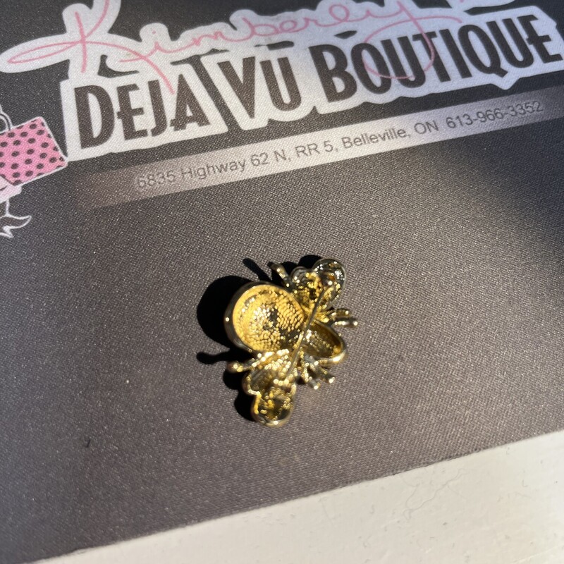 Brand New Yellow & Black Bumble Bee Pin