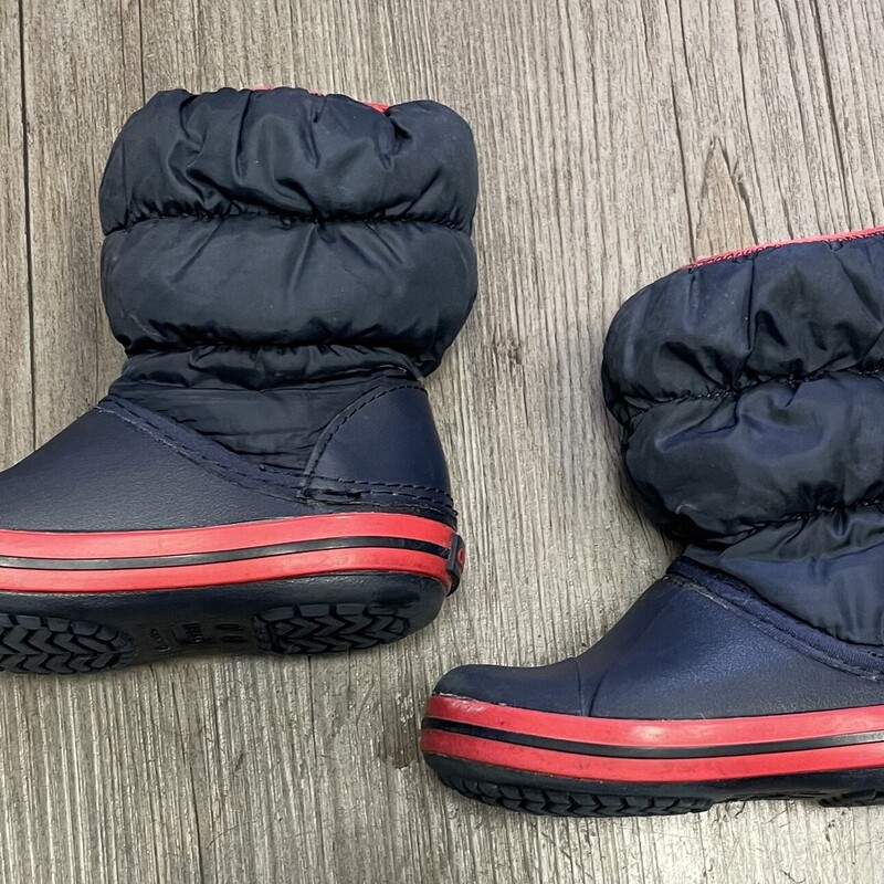 Crocs Winter Boots, Navy, Size: 6T