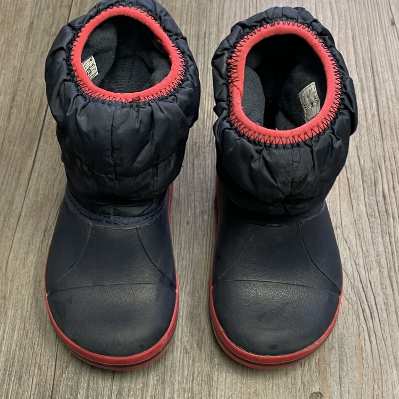 Crocs Winter Boots, Navy, Size: 6T