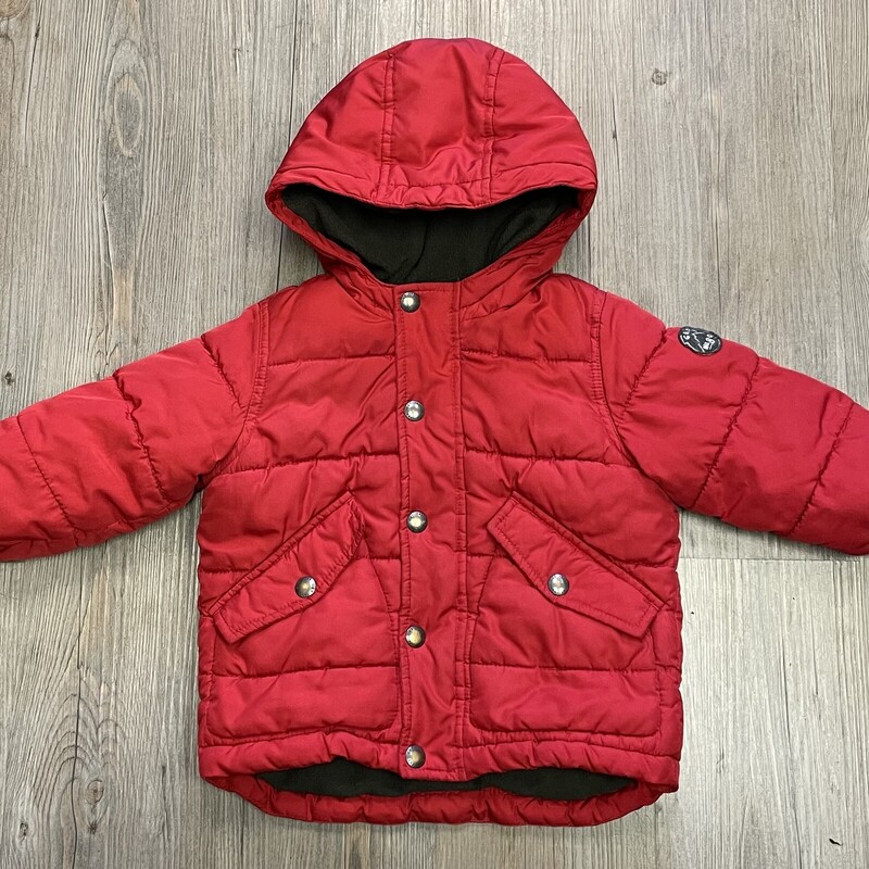 Gap Winter Jacket, Red, Size: 12-18M