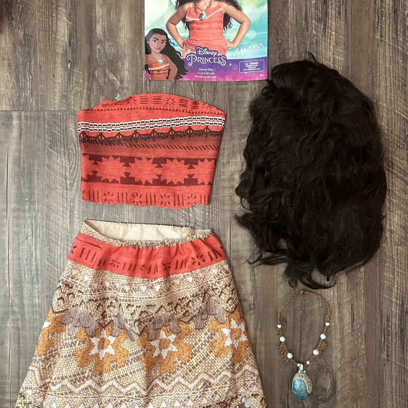 Moana Outfit/Wig/Necklace