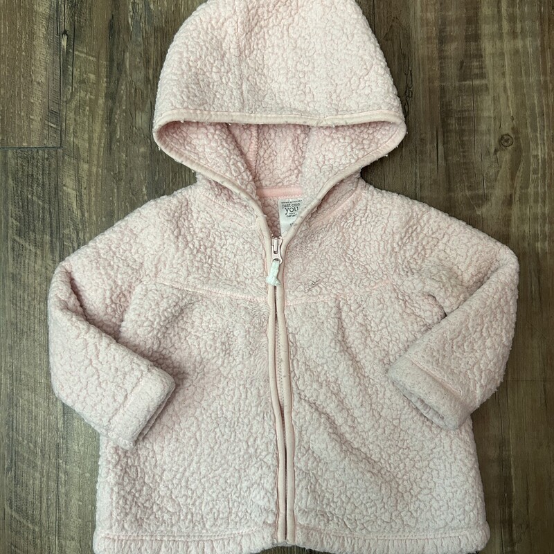 Carters Sherpa Full Zip, Palepink, Size: Baby 12M