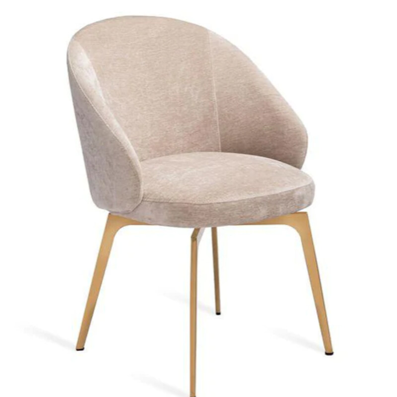 Interlude Home Dining Chairs
Cream Chenille with Gold Finished Steel Frame
Size: 24x22x34H
Set of 4 Retail $4500