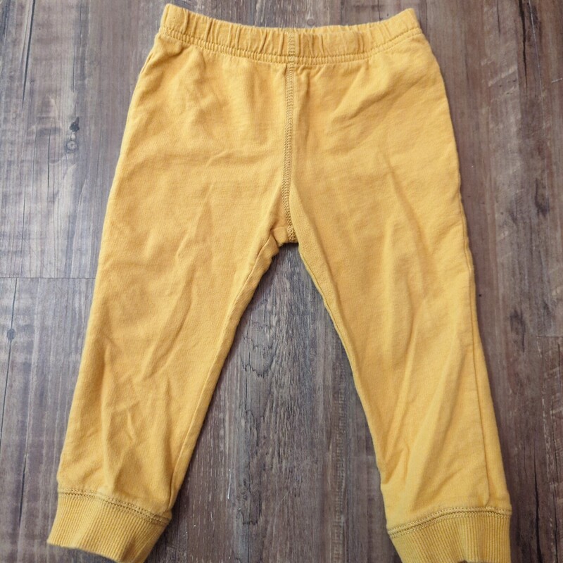 Carters Knit Jogger, Mustard, Size: Baby 24m