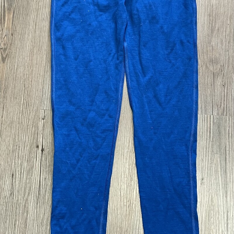 Ice Breaker Merino wool Base Layer Pants, Blue, Size: 13-14Y