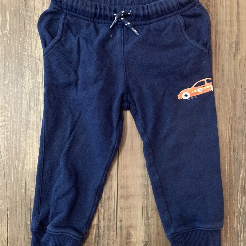 Carters Car Sweatpants, Navy, Size: Baby 18M