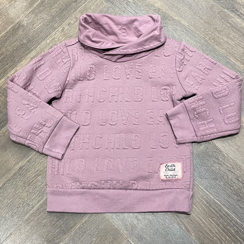 Earth Child Sweatshirt, Dustyros, Size: 5-6Y