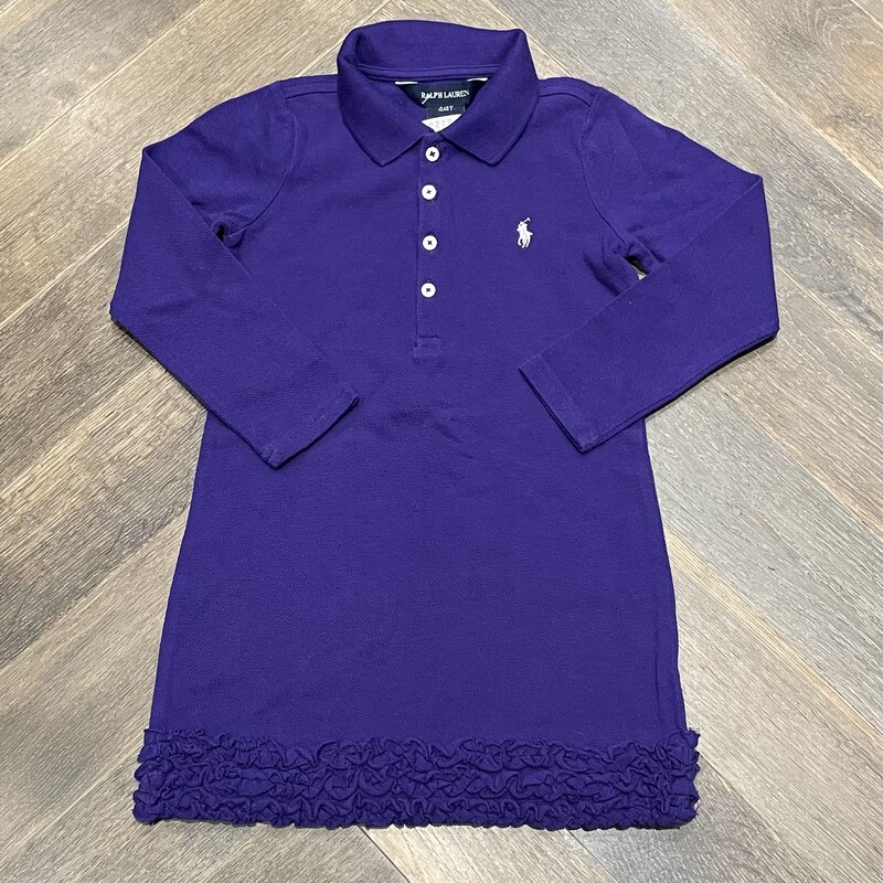 Ralph Lauren Dress, Purple, Size: 4Y