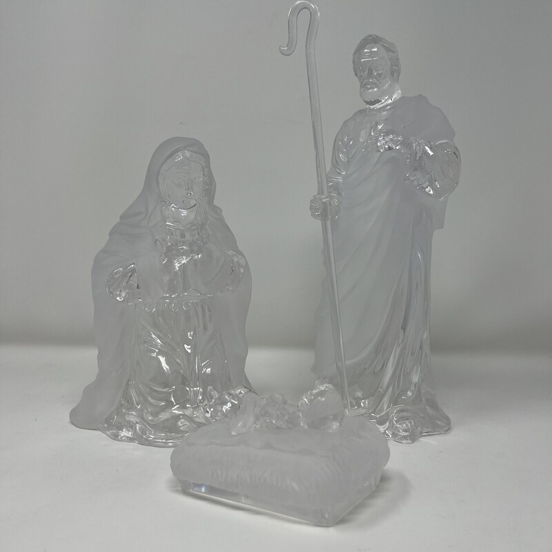 Acrylic Nativity Scene
Clear
Set Of 3