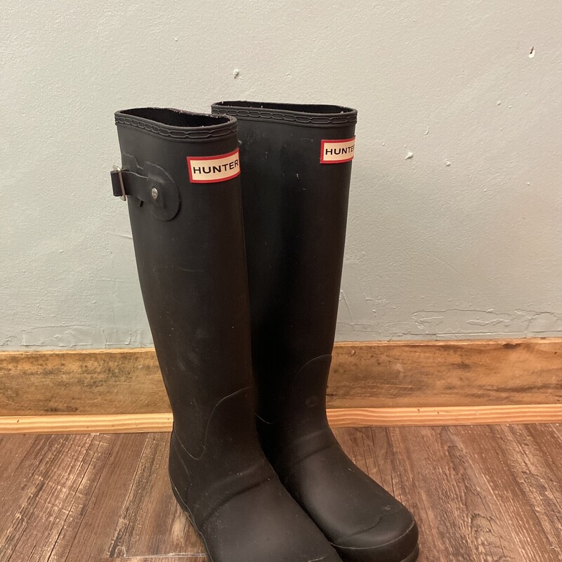 Hunter Rain Boots, Black, Size: Shoes 6