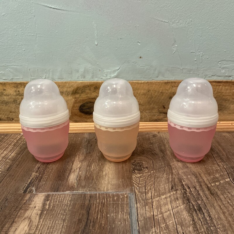 Ola Baby 3pk Bottles, Pink, Size: Feeding