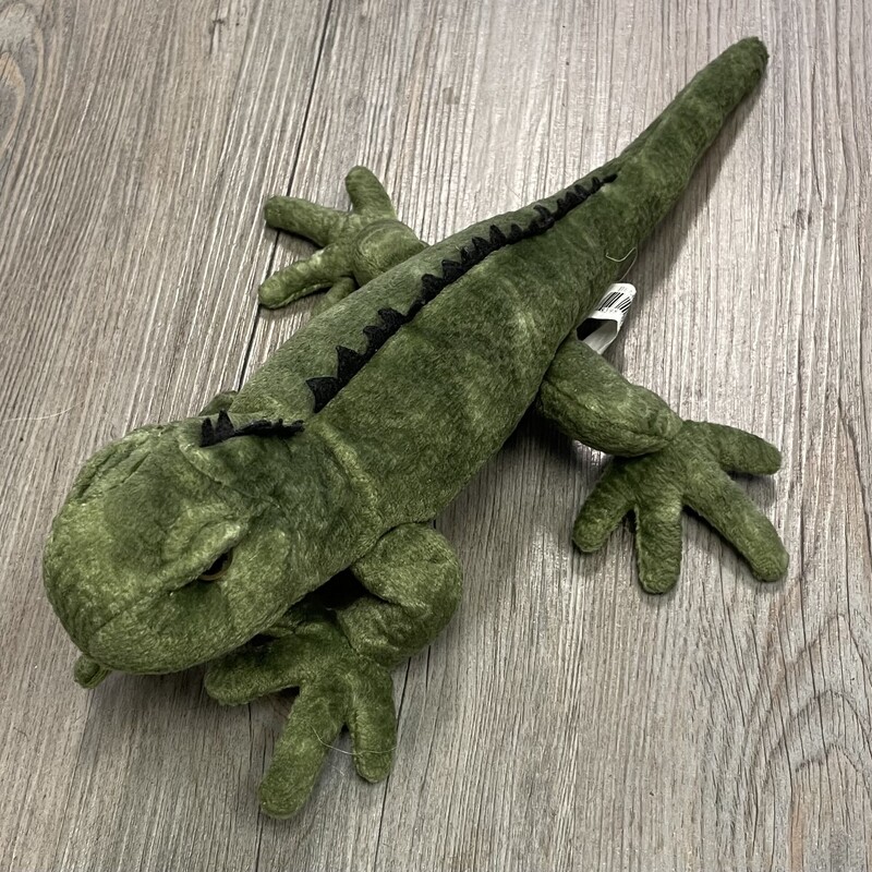 Iguana Stuff Toy, Green, Size: 14 Inch