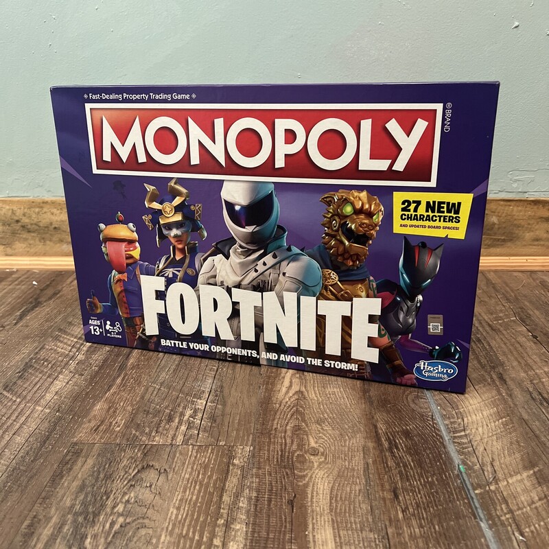 Fortnite Monopoly Game, Purple, Size: BoardGame