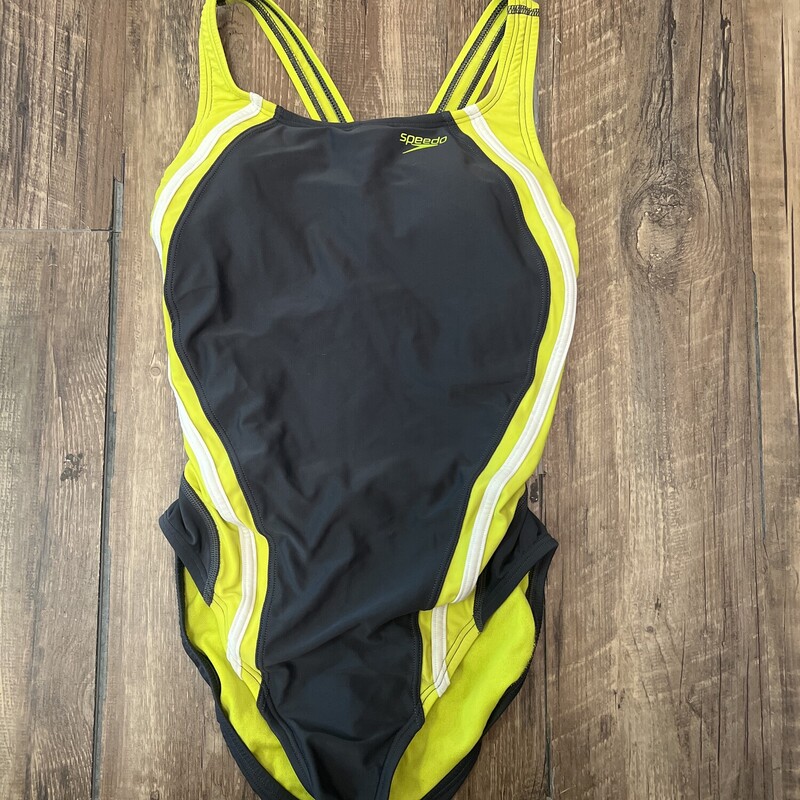 Speedo Racing Suit, Lime, Size: Adult M