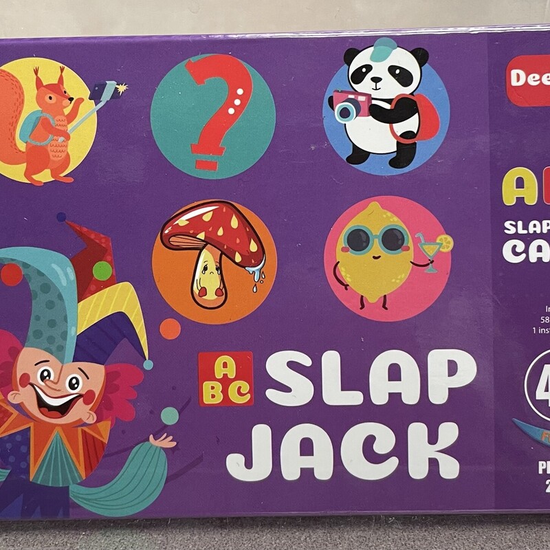 ABC Slap Jack, Multi, Size: 4Y+