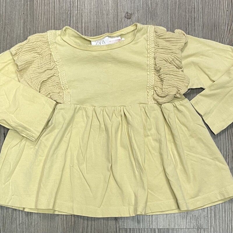 Zara Tunic Top, Yellow, Size: 18-24M