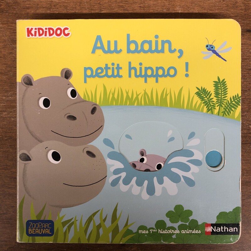 Au Bain Petit Hippo, Size: FRENCH, Item: Board